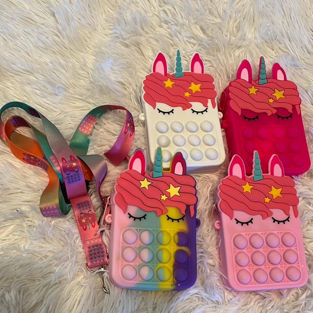 2 for $8 Unicorn popit bag